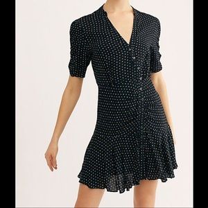 Free People Pippa Polka-Dot Mini Dress